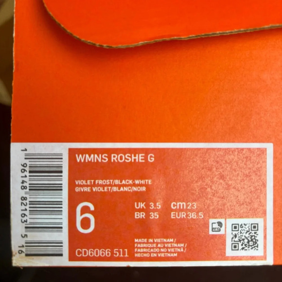 Nike Roshe G Women’s 6 Violet NIB - Picture 6 of 6